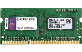 Модуль памяти для ноутбука SoDIMM DDR3 2GB 1600 MHz Kingston (KVR16LS11S6/2) - Фото