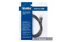 Дата кабель USB 2.0 AM/AF 3.0m SVEN (457) - Фото