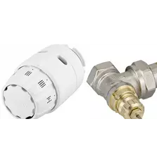 Комплект радиаторных терморегуляторов Danfoss RA-FN + RAS-C2 1/2