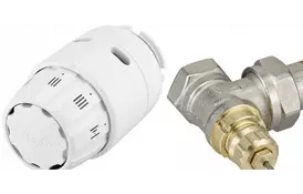 Комплект радиаторных терморегуляторов Danfoss RA-FN + RAS-C2 1/2