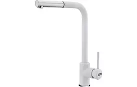 Смеситель кухонный Franke SIRIUS Хром/Белый (115.0476.826) - Фото