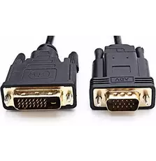 Кабель DVI (24+1) -VGA з феритом  1,8m (96672)