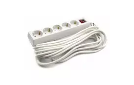 Фільтр живлення PowerPlant 7 м, 5 розеток, 3x1мм2 (PPSA08M70S5) - Фото