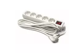 Фільтр живлення PowerPlant 3 м, 5 розеток, 3x1.0мм2 (PPSA08M30S5) - Фото