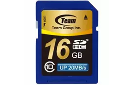 Карта памяти Team 16Gb SDHC class 10 (TSDHC16GCL1001 / TG016G0SD28X) - Фото