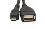 Дата кабель USB 2.0 Micro 5P to AF OTG 0.1m Atcom (3792)