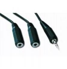 Кабель мультимедийный Jack 3.5 mm M to 2xJack 3.5 mm F 5.0m Cablexpert (CCA-415)