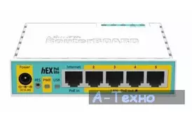 Маршрутизатор Mikrotik hEX PoE lite (RB750UPr2) - Фото