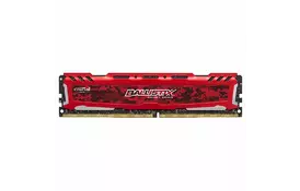 Модуль памяти для компьютера DDR4 8GB 2400 MHz Ballistix Sport LT Red MICRON (BLS8G4D240FSEK) - Фото