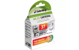 Картридж ColorWay Canon PG-37 black, ink level (CW-CPG37-I) - Фото