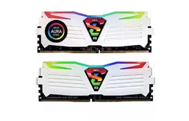 Модуль памяти для компьютера DDR4 8GB (2x4GB) 2400 MHz Super Luce RGB Sync White H GEIL (GLWS48GB2400C16DC) - Фото