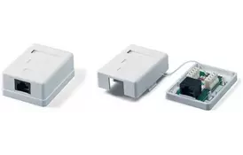 Розетка сетевая Hypernet RJ45 x1 UTP 5e (MB-UTP1) - Фото