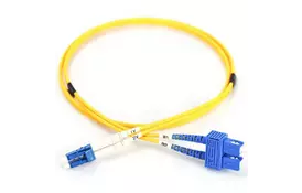 Оптический патчкорд DIGITUS LC/UPC-SC/UPC,9/125,OS2,duplex,1m (DK-2932-01) - Фото