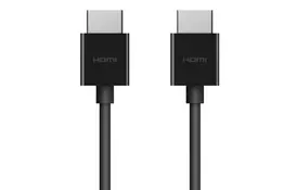 Кабель мультимедийный HDMI to HDMI 2.0m 2.1 4K HDR, Ultra High Speed HDMI Belkin (AV10175bt2M-BLK) - Фото