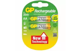 Аккумулятор GP AA R6 2500mAh 1,2V * 2 (GP210AAHC-2UEC2) - Фото