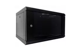Шкаф настенный Hypernet 4U 19" 600x300 (WMNC-30-4U-FLAT-BLACK) - Фото