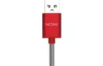 Дата кабель USB 2.0 AM to Micro 5P 1.0m DCMQ Red Nomi (316211)