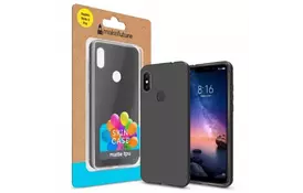 Чехол для моб. телефона MakeFuture Skin Case Xiaomi Redmi Note 6 Pro Black (MCSK-XRN6PBK) - Фото