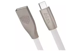 Дата кабель USB 2.0 AM to Type-C 1.0m CK-19 White INKAX (F_72192) - Фото