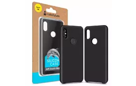 Чехол для моб. телефона MakeFuture Silicone Case Xiaomi Mi8 Black (MCS-XM8BK) - Фото