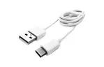 Зарядное устройство INKAX CD-24 Travel charger + Type-C cable 1USB 2.1A White (F_72204)