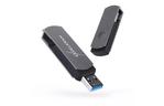 USB флеш накопитель eXceleram 128GB P2 Series Gray/Black USB 3.1 Gen 1 (EXP2U3GB128)