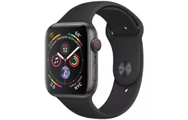 Смарт-годинник Apple Watch Series 4 GPS, 44mm Space Grey Aluminium Case (MU6D2UA/A) - Фото