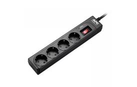 Фільтр живлення APC Essential SurgeArrest 4 outlets, Black (P43B-RS) - Фото