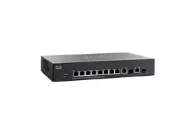 Коммутатор Cisco SB SG300-10PP 10-port Gigabit PoE+ Managed Switch (SG300-10PP-K9-EU) - Фото