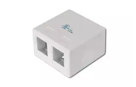 Соединительная коробка DIGITUS для модулей Keystone, 2 порта - Фото
