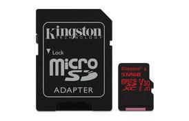 Карта памяти Kingston microSDXC 512GB Class 10 UHS-I U3 R100/W80MB/s + SD-адаптер - Фото