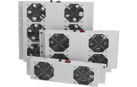 Вент. панель MIRSAN 4 вент., RAL 7035 (MR.FAN4AT.02) - Фото