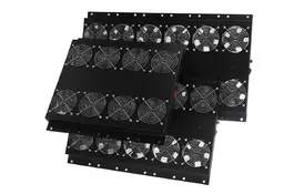 Вент. панель MIRSAN 4 вент., термостат в компл. RAL 9005 (MR.FAN4AT.01) - Фото