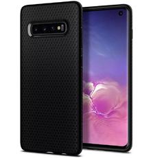 Чехол Spigen для Galaxy S10+ 2019 (G975) Liquid Air Matte Black
