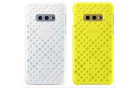 Чехол Samsung для Galaxy S10e (G970) Pattern Cover White-Yellow - Фото