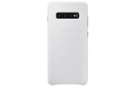 Чехол Samsung для Galaxy S10+ (G975) Leather Cover White - Фото
