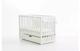 Детская кроватка VERES СОНЯ ЛД-13 Белый (маятник с ящиком) (13.1.61.1.06) - Фото