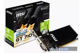 Відеокарта GeForce GT710 2048Mb MSI (GT 710 2GD3H LP) - Фото