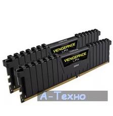 Модуль памяти для компьютера DDR4 8GB (2x4GB) 2400 MHz Vengeance LPX Black CORSAIR (CMK8GX4M2A2400C16)