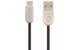 Дата кабель USB 2.0 AM to Type-C Pro Nylon Lay Black Gelius (63259) - Фото