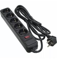 Сетевой фильтр питания PATRON 3.0 m3*1.5mm2 (SP-1653) 5 розеток BLACK (EXT-PN-SP-1653)
