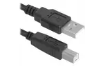 Кабель для принтера USB 2.0 AM/BM 1.8m Defender (83763)