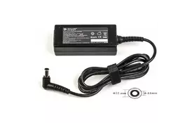 Блок живлення PowerPlant для monitor LG 220V, 19V 25W 1.3A (6.5*4.4) with pin (LG25F6544) - Фото