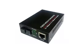Медіаконвертер FoxGate 10/100Base-TX to 100Base-F 1310нм, SM, SC/PC, 20 км (EC-B-0,1-1SM-1310nm-20) - Фото
