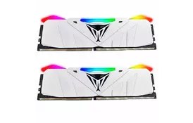 Модуль памяти для компьютера DDR4 16GB (2x8GB) 3000 MHz Viper RGB White Patriot (PVR416G300C5KW) - Фото