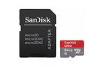 Карта памяти SANDISK 64GB microSDXC class 10 UHS-I A1 Ultra Android (SDSQUAR-064G-GN6IA)