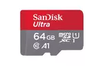 Карта памяти SANDISK 64GB microSDXC class 10 UHS-I A1 Ultra Android (SDSQUAR-064G-GN6IA)