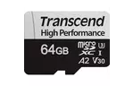 Карта памяти Transcend 64GB microSDXC class 10 UHS-I U1 High Endurance (TS64GUSD350V)