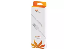 Дата кабель USB 2.0 AM to Lightning 2.0m White Florence (RL042817 / DC10-IPH6) - Фото