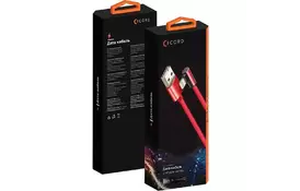 Дата кабель USB 2.0 AM to Micro 5P 1.0m Comfort L-shape Red CORD (CDC-M1-2R) - Фото